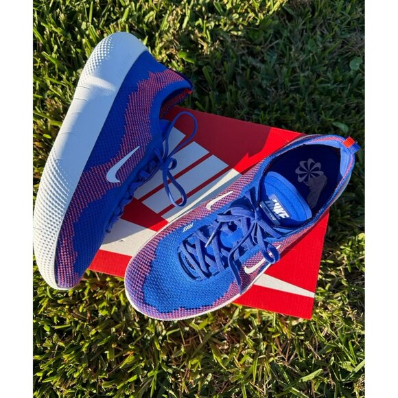 11 MEN'S NIKE FREE 2025 BLUE ORANGE WHITE SNEAKERS SPORTSWEAR HF1078-401 RUNNING - Picture 5 of 11